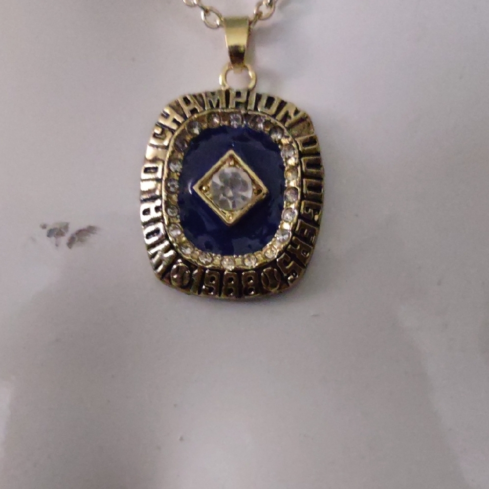 Dodgers Pendant Necklace